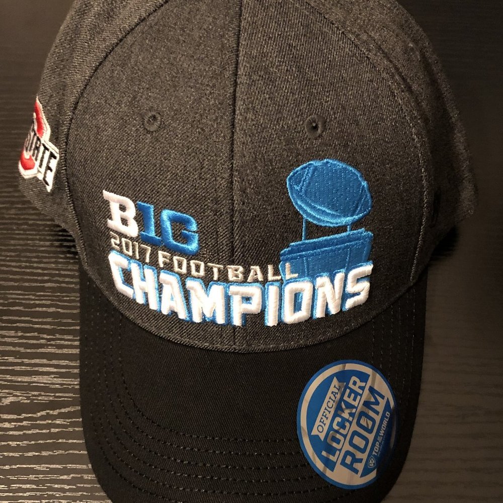 Ohio State Buckeyes 2017 Big Ten Football Conference Champions Locker Room Hat